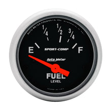 Load image into Gallery viewer, Autometer 2-1/16in 73 OHMS Empty / 10 OHMS Full Electric Sport-Comp Gauge