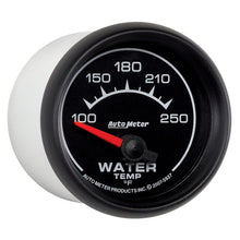 Load image into Gallery viewer, Autometer ES 2-1/16in 100-250 Deg F Water Temperature Gauge - Electric