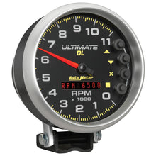 Load image into Gallery viewer, Autometer 5 inch Ultimate DL Playback Tachometer 11000 RPM - Black