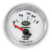 Load image into Gallery viewer, Autometer NV Gauge Fuel Level 2 1/16in 16e To 158f Elec NV