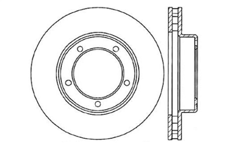 StopTech Slotted & Drilled Sport Brake Rotor