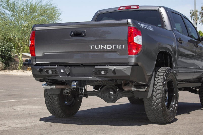 Addictive Desert Designs 2014+ Toyota Tundra Stealth Fighter Rear Bumper w/ Backup Sensor Cutouts-Bumpers - Steel-San Diego Overlanding-Addictive Desert Designs