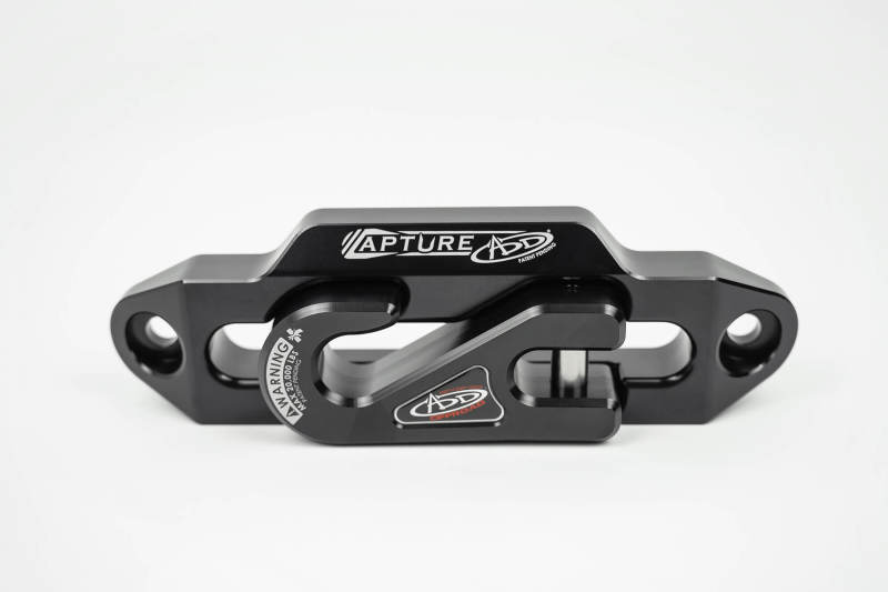 Addictive Desert Designs 1-5/16in Winch Fairlead Plate w/ Recessed Round End Hook - Black-Winch Accessories-San Diego Overlanding-Addictive Desert Designs