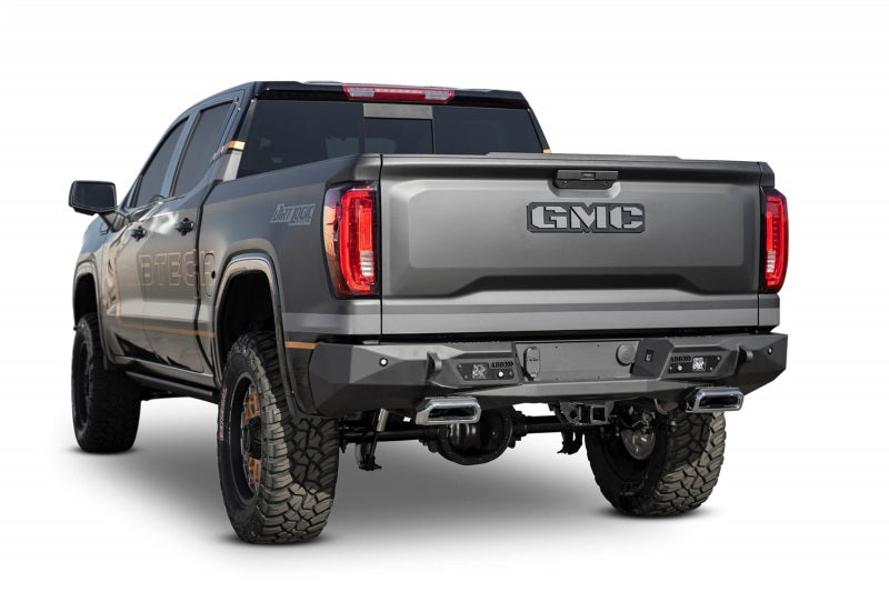 Addictive Desert Designs 19-20 GM 1500 Stealth Fighter Rr Bumper w/ Backup Sensor Cutouts-Bumpers - Steel-San Diego Overlanding-Addictive Desert Designs