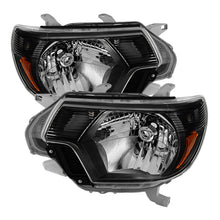 Load image into Gallery viewer, xTune Toyota Tacoma 2012-2015 OEM Style Headlights Black HD-JH-TTA12-AM-BK