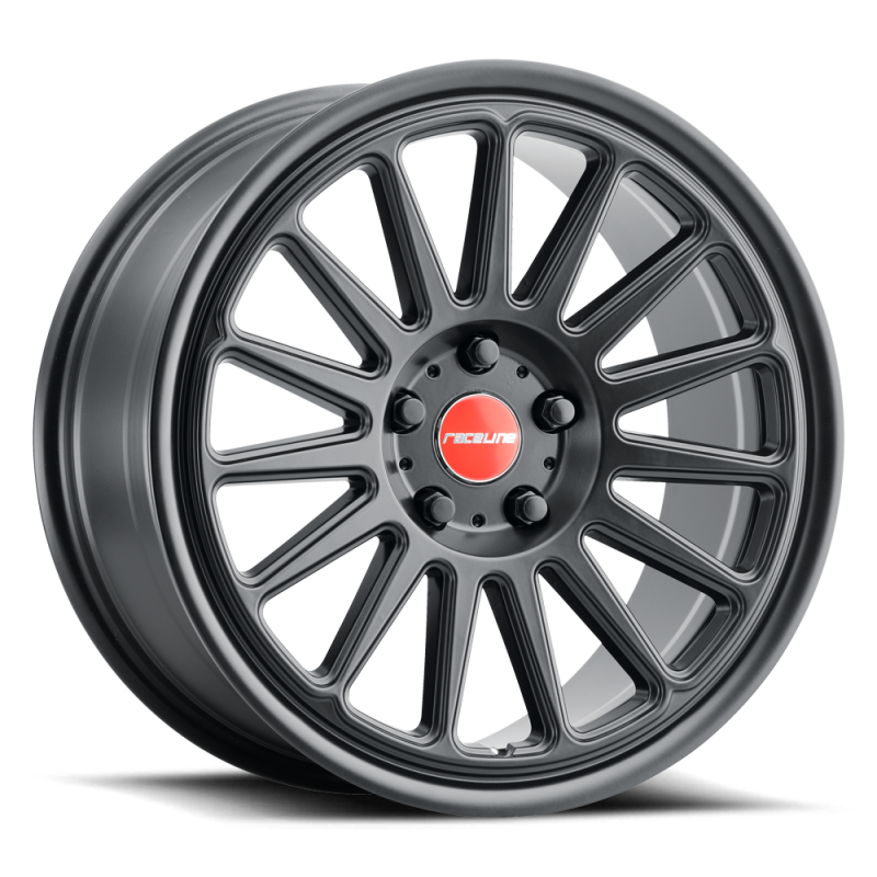 Raceline 315B Grip 17x8in / 5x120 BP / 35mm Offset / 74.1mm Bore - Satin Black Wheel