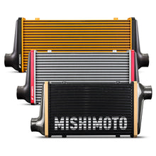 Load image into Gallery viewer, Mishimoto Universal Carbon Fiber Intercooler - Gloss Tanks - 450mm Black Core - C-Flow - BK V-Band