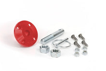 Load image into Gallery viewer, Daystar Hood Pin Kit Red Single Includes Polyurethane Isolator Pin Spring Clip and Related Hardware