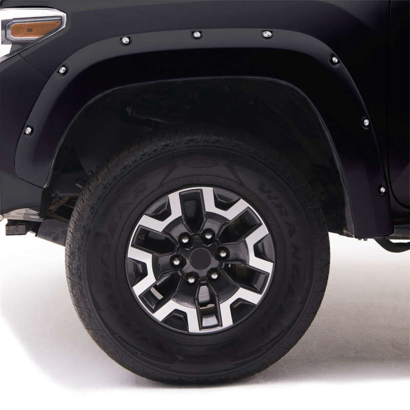 EGR 15+ GMC Sierra HD Bolt-On Look Color Match Fender Flares - Set - Black