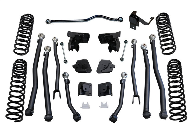 Superlift 07-18 Jeep Wrangler JK 4in Long Arm Kit - Fox RES Shocks