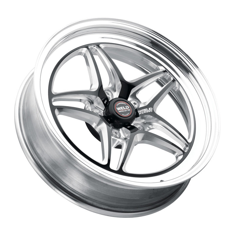 Weld S81 18x7 / 5x4.75 BP / 5.2in. BS Black Wheel (Med Pad)