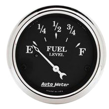 Load image into Gallery viewer, Autometer 2 1/16in Old Tyme 73-10 Ohm Electronic Fuel Level Gauge - Black