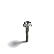 Load image into Gallery viewer, Ticon Industries Titanium Bolt Flanged M5x20x.8TP 8mm 6pt Head