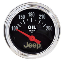 Load image into Gallery viewer, Autometer Jeep 52.4mm Short Sweep Electronic 100-250 Def F Oil Temperature Gauge