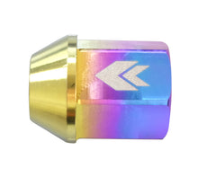 Load image into Gallery viewer, NRG 200 Series M12 X 1.25 Titanium Lug Nut Set - 21 Pc w/Lock Key Socket - Neochrome