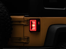 Load image into Gallery viewer, Raxiom 07-18 Jeep Wrangler JK JL Style LED Tail Lights- Black Housing - Red Lens