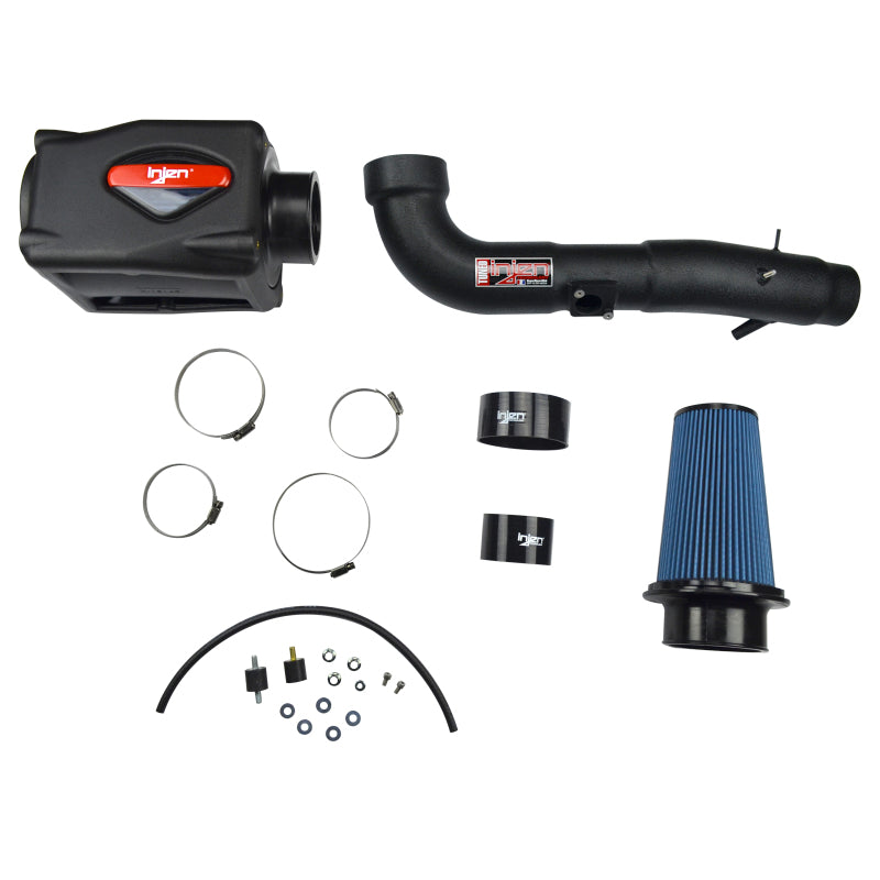 Injen 06-09 FJ 4.0L V6 w/ Power Box Wrinkle Black Power-Flow Air Intake System