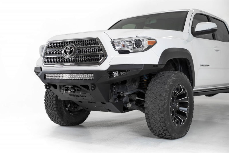 Addictive Desert Designs 16-19 Toyota Tacoma Stealth Fighther Front Bumper w/ Winch Mount-Bumpers - Steel-San Diego Overlanding-Addictive Desert Designs