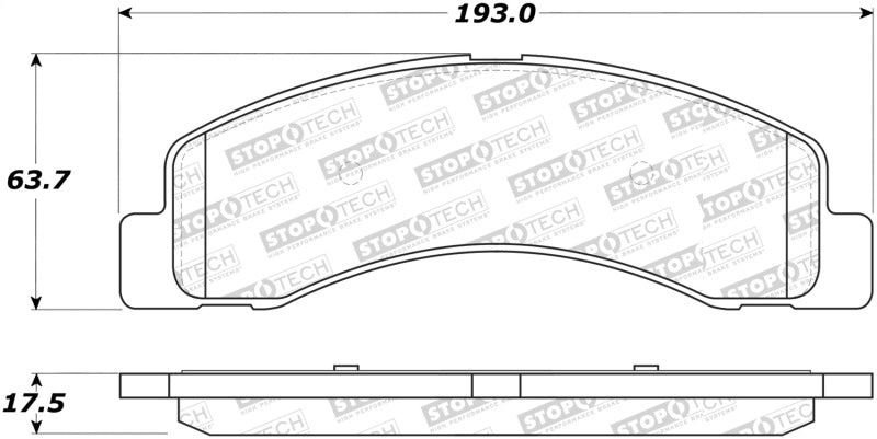 StopTech Street Select Brake Pads