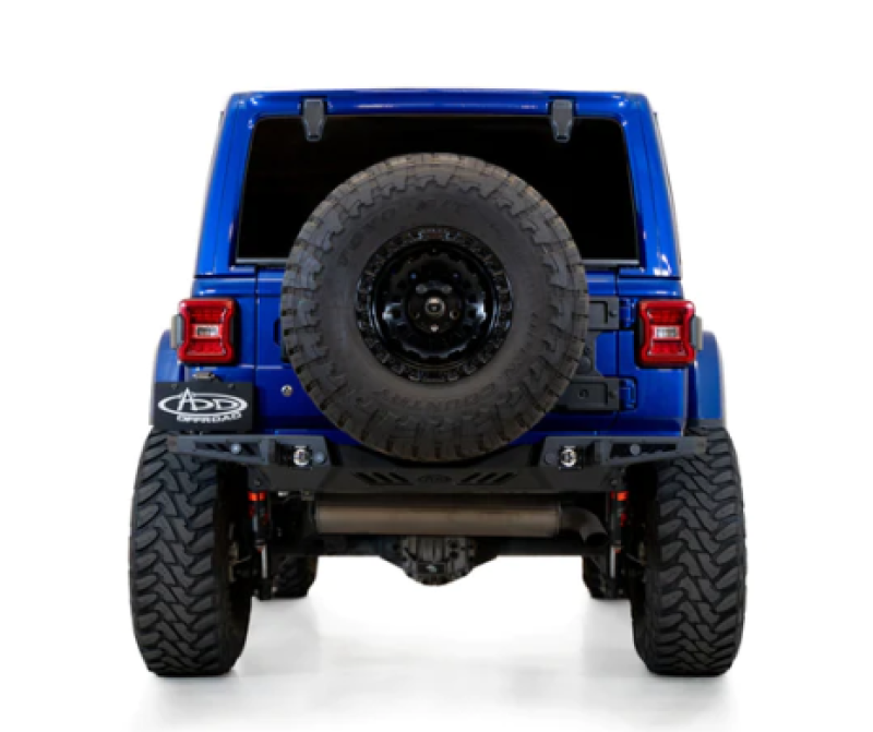 Addictive Desert Designs 18-23 Jeep Wrangler JL Stealth Fighter Rear Bumper-Bumpers - Steel-San Diego Overlanding-Addictive Desert Designs