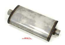 Load image into Gallery viewer, JBA Universal Dual Core 304SS Muffler 22x11x6 3in Inlet Diameter