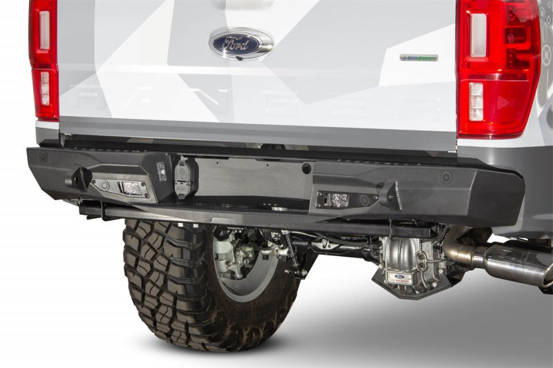 Addictive Desert Designs 2019 Ford Ranger Stealth Fighter Rear Bumper w/ Backup Sensor Holes-Bumpers - Steel-San Diego Overlanding-Addictive Desert Designs