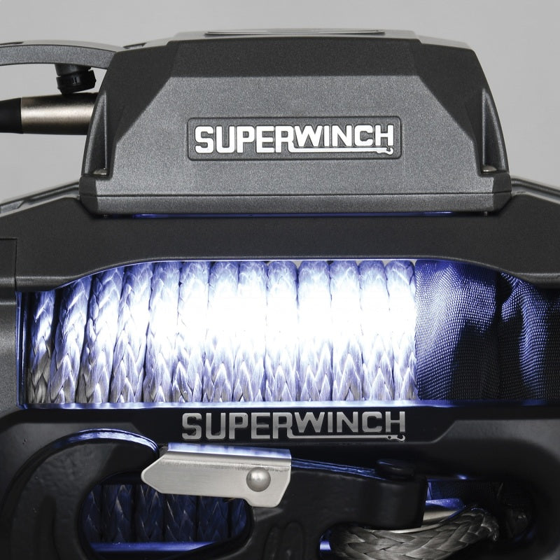 Superwinch 10000 LBS 12V DC 3/8in x 80ft Synthetic Rope SX 10000 Winch