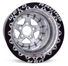 Load image into Gallery viewer, Weld Alumastar 2.0 15x10 / 5x4.75 BP 1.7 / 5in. BS Polished CTR Wheel - Non-Beadlock