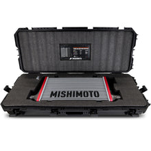 Load image into Gallery viewer, Mishimoto Universal Carbon Fiber Intercooler - Matte Tanks - 600mm Black Core - S-Flow - P V-Band