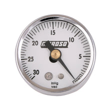 Load image into Gallery viewer, Moroso Vacuum Gauge - 0-30in Hg - 1.5in Diameter