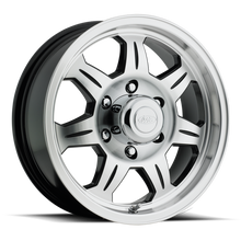 Load image into Gallery viewer, Raceline 870 Element 12x4in / 4x101.6 BP / 0mm Offset / 2.82mm Bore - Black &amp; Machined Wheel