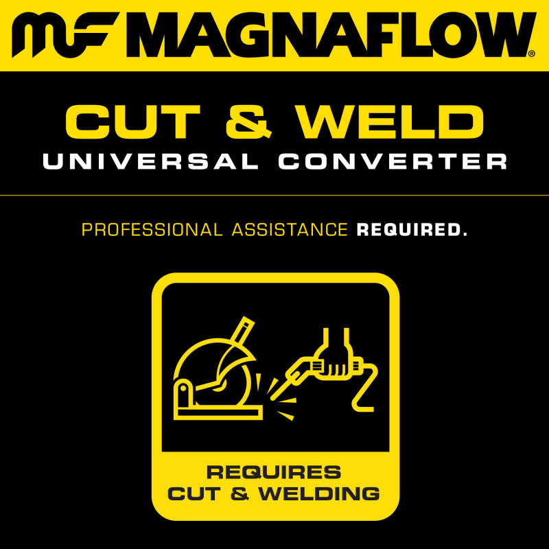 MagnaFlow Universal Catalytic Converter 2.25inch MET.