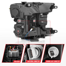 Load image into Gallery viewer, ANZO 18-20 Ford F-150 Full Led Projector Light Bar Headlights Black Amber