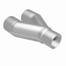 Load image into Gallery viewer, MagnaFlow Universal Trans Y-Pipe All SS 4inch (Dual) 3.5inch (Single) x 13inch (Overall)
