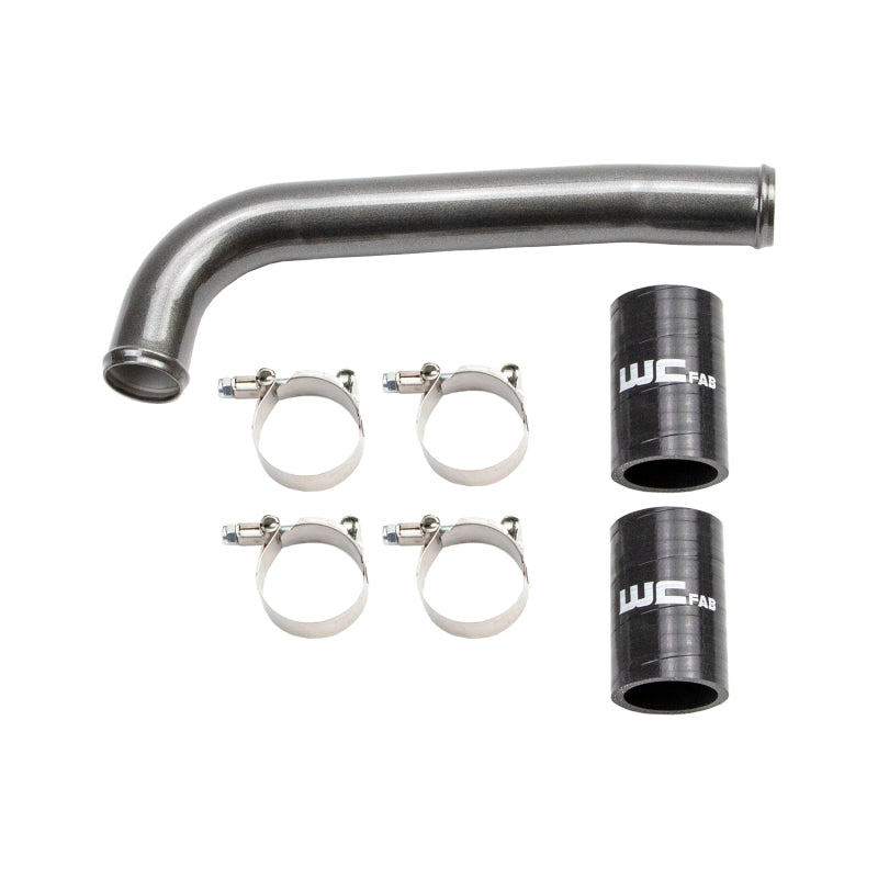 Wehrli 01-05 Chevrolet 6.6L LB7/LLY Duramax Upper Coolant Pipe - WCFab Grey