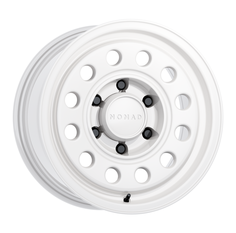 Nomad N501SA Convoy 16x8in / 6x114.3 BP / -10mm Offset / 66.1mm Bore - Gloss White Wheel