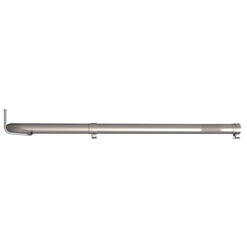QTP 2007-2018 Jeep Wrangler JK Crawler Eliminator Cat Back exhaust, featuring a sleek and durable design for off-road enthusiasts.