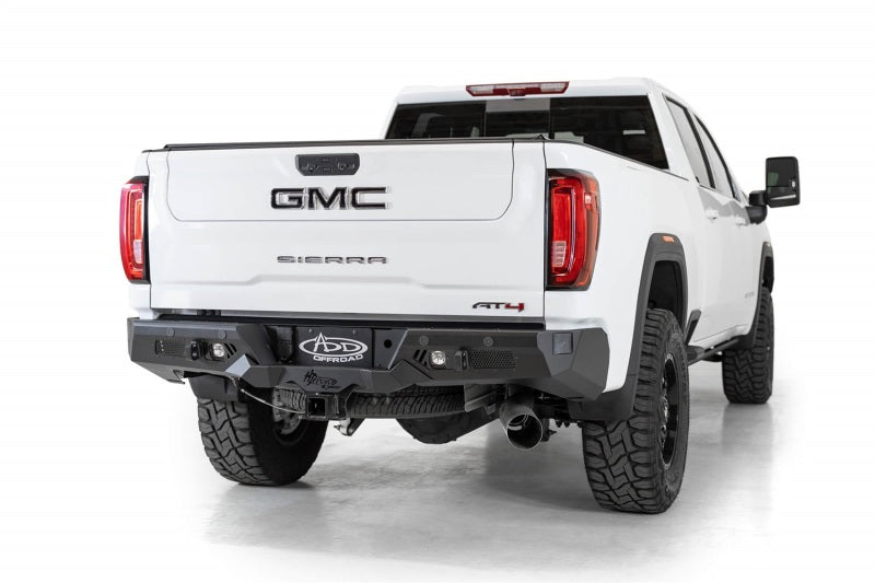 Addictive Desert Designs 2020 GM Sierra/Silverado 2500 Bomber HD Rear Bumper w/ Blind Spot Mounts-Bumpers - Steel-San Diego Overlanding-Addictive Desert Designs