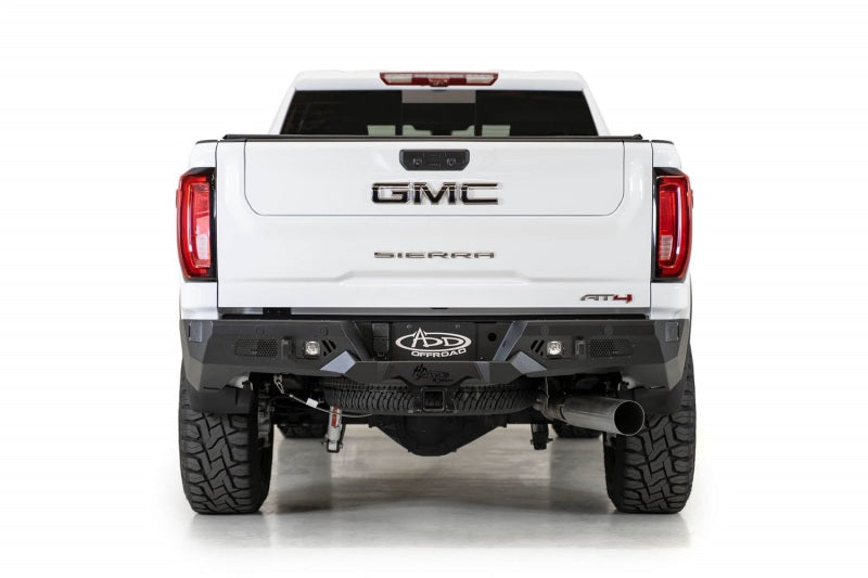 Addictive Desert Designs 2020 GM Sierra/Silverado 2500 Bomber HD Rear Bumper w/ Blind Spot Mounts-Bumpers - Steel-San Diego Overlanding-Addictive Desert Designs