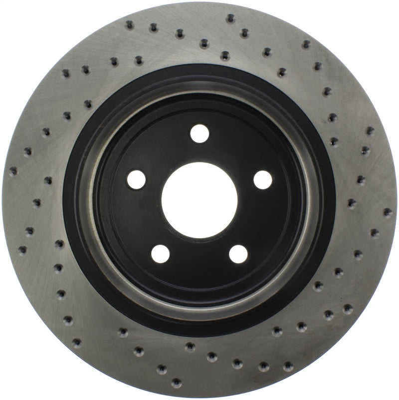 StopTech Sport Cross Drilled Brake Rotor - Front Left