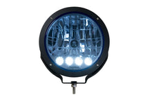 Load image into Gallery viewer, Putco HID Off Road Lamp w/4 LED DayTime Running Lights - 9in Black Housing w/ Blue Tinted Lens