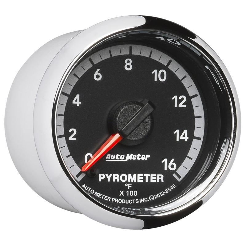 Autometer Gen4 Dodge Factory Match 52.4mm Full Sweep Electronic 0-1600 Deg F EGT/Pyrometer Gauge