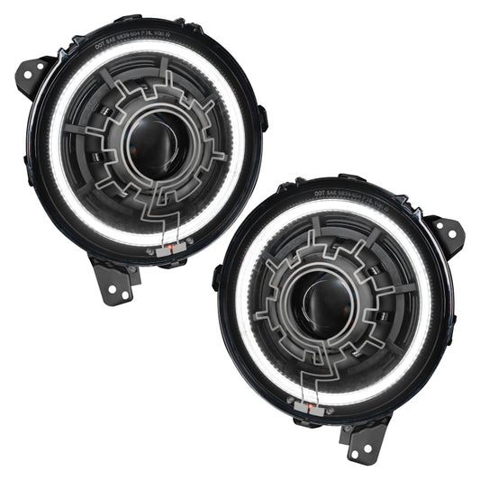 Oracle Lighting 18-22 Jeep Wrangler JL Oculus Bi-LED Projector Headlights