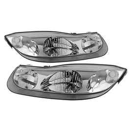 xTune Saturn Sc Series Coupe 2001-2002 OEM Style Headlights Chrome HD-JH-SASC-01-C