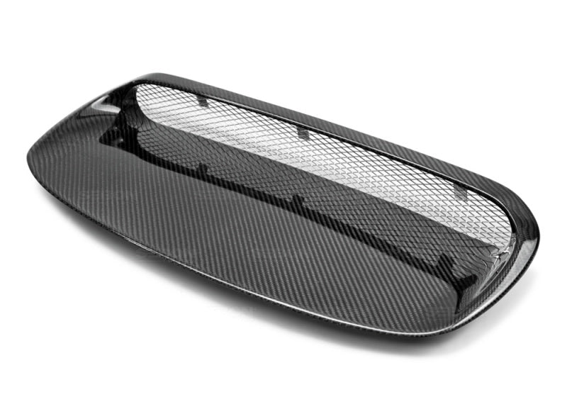 Seibon 08-11 Subaru Impreza WRX STI OEM-Style CF Hood Scoop - Only Fits OEM Hoods (Not Seibon Hoods)