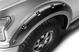 Bushwacker 15-17 Ford F-150 Styleside Pocket Style Flares 2pc 67.1/78.9/97.6in Bed - Black