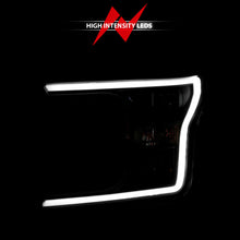 Load image into Gallery viewer, ANZO 2018-2019 Ford F-150 Projector Plank Style H.L. Black Amber (Without Switchback)