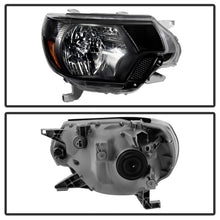 Load image into Gallery viewer, xTune Toyota Tacoma 2012-2015 OEM Style Headlights Black HD-JH-TTA12-AM-BK