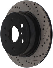 Load image into Gallery viewer, StopTech 05-10 GMC Sierra (w/ Rear Drum) / 07-09 GMC Yukon Rear Right Slotted &amp; Drilled Rotor