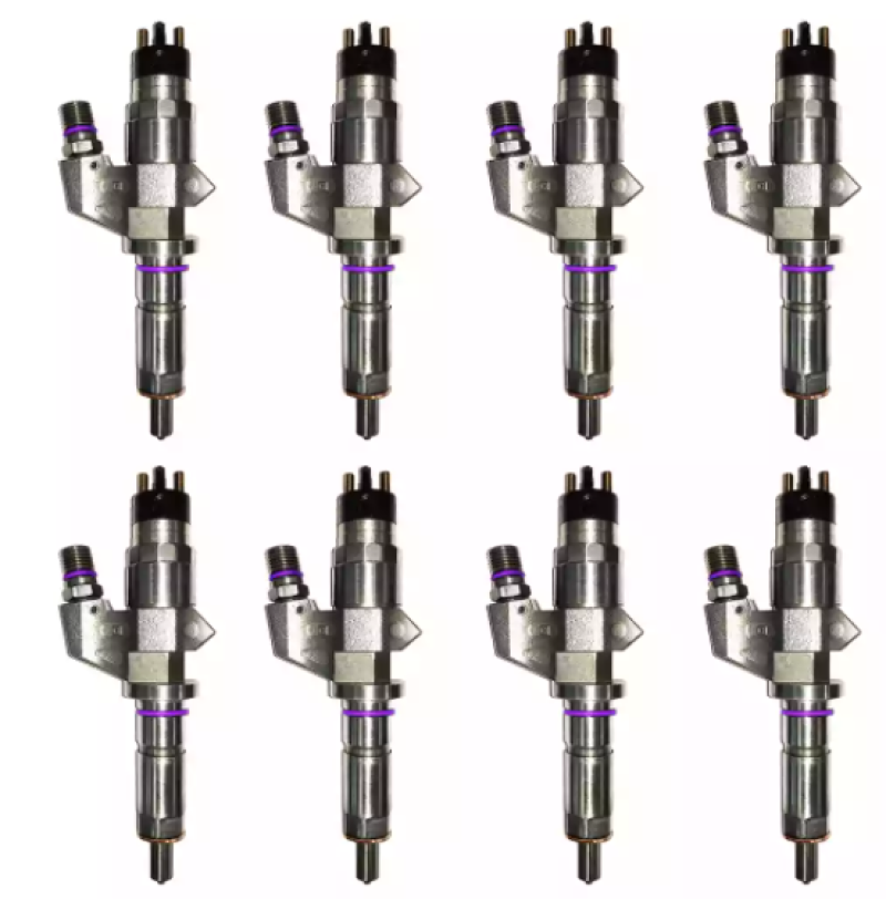 Exergy 01-04 Chevrolet Duramax 6.6L LB7 Reman 150% Over Injector - Set of 8